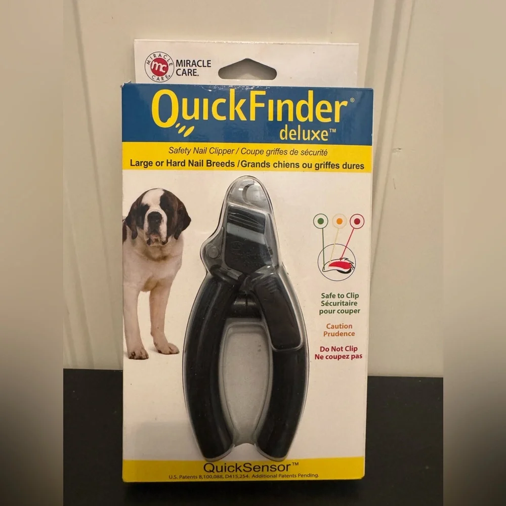 Miracle Care Quick Finder Deluxe Dog Nail Clippers